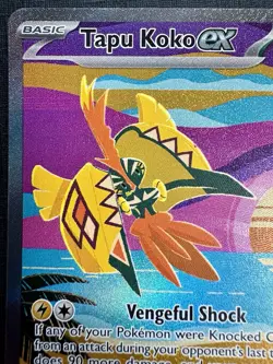 Tapu Koko Ex 247/182 - Paradox Rift -SPECIAL ILLUSTRATION RARE - Pokemon TCG - Image 5
