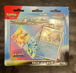 Pokemon TCG Prismatic Evolutions Tech Sticker Collection Sealed Lot (5x) - Image 2