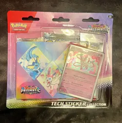 Pokemon TCG Prismatic Evolutions Tech Sticker Collection Sealed Lot (5x) - Image 3