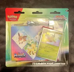 Pokemon TCG Prismatic Evolutions Tech Sticker Collection Sealed Lot (5x) - Image 4