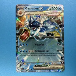 Gyarados EX 45 / 198 Pokemon Scarlet & Violet Base 2023 Near Mint Double Rare - Image 1