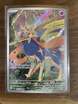 Pokemon Zacian Me02: Phantasmal Flames 100/094 Illustration Rare Holo 130 HP - Image 1
