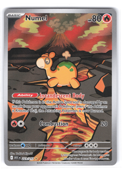 Numel 223/217 Me: Ascended Heroes Holo Illustration Rare English Pokemon TCG - Image 1