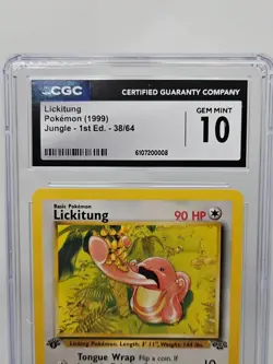 Lickitung 38/64 Jungle Regular Pokemon 1st edition CGC Gem Mint 10 - Image 2