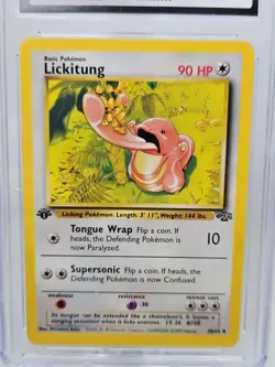 Lickitung 38/64 Jungle Regular Pokemon 1st edition CGC Gem Mint 10 - Image 3