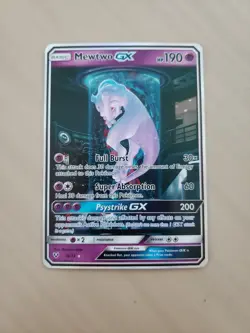 Pokemon Mewtwo GX 78/73 Shining Legends Secret Rare Near Mint Condition - Image 1