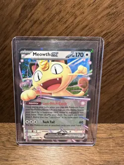 Meowth ex 062/088 Double Rare Perfect Order Pokemon Near Mint - Image 1