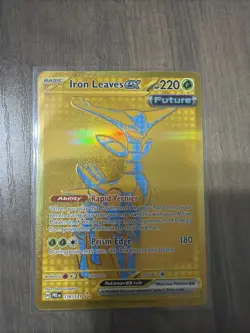 2025 Pokemon Iron Leaves EX 176/131 Hyper Rare Full Art Holo NM - Image 1