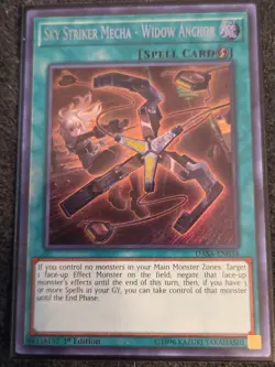 1x (NM) Sky Striker Mecha - Widow Anchor - DASA-EN034 - Secret Rare - 1st Ed - Image 1