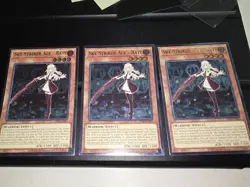 YUGIOH SKY STRIKER ACE RAYE OP20-EN002 ULTIMATE UNL ED NM/VLP X3 - Image 1