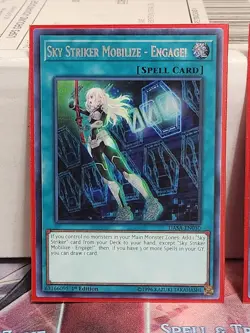 Sky Striker Mobilize Engage DASA-EN030 Secret Rare 1st Edition Yugioh NM X2 - Image 2