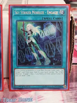 Sky Striker Mobilize Engage DASA-EN030 Secret Rare 1st Edition Yugioh NM X2 - Image 3