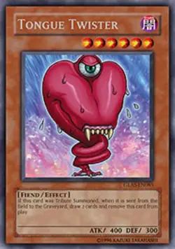 Yugioh! MP Tongue Twister - GLAS-EN085 - Secret Rare - 1st Edition Moderately Pl - Image 1