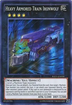 Heavy Armored Train Ironwolf - RATE-EN050 - Super Rare - Unlimited Edition Near - Image 1