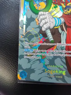 Sogeking OP03-122 SEC Pillars Of Strength One Piece CCG NM US SELLER 💎💎💎💎💎 - Image 5