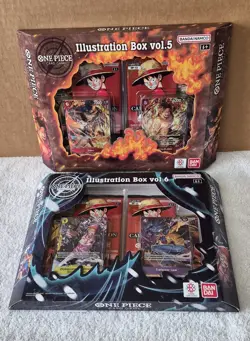 One Piece TCG: Illustration Box Vol. 5 & Vol. 6, New & Sealed. - Image 1