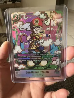Son Gohan : Youth SCR Alt Art FB03-139 Dragon Ball Super Fusion World Eng Card - Image 1