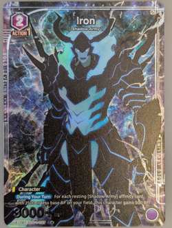 Bandai Union Arena Solo Leveling Iron C ⭐ UE17BT/SLG-1-027 - Image 1