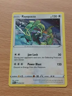 Pokemon Trading Card Game TCG Rayquaza McDonald's Promo 14/15 2025 - Image 1