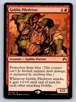 Goblin Piledriver Magic Origins 151 R NM Magic: The Gathering - Image 1