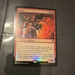 Magic: The Gathering Balor Commander Legends Baldur's Gate Red Demon Mythic Foil - Image 1
