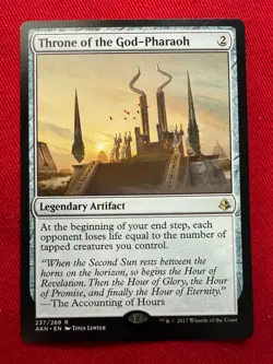 Near Mint - Throne of the God-Pharaoh AKH 237 - MTG Amonkhet (AKH) - Image 1
