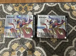 Magic The Gathering MTG Final Fantasy Collector Booster Omega Lot Of 2 - Image 1