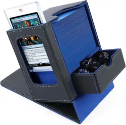 MTG Commander Deck Box, Card Deck Box with Commander Display, Fits 100 Double-Sl - Image 1