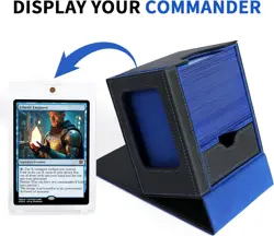 MTG Commander Deck Box, Card Deck Box with Commander Display, Fits 100 Double-Sl - Image 2