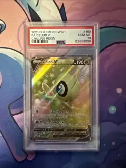 Celebi V 160/198 PSA 10 - Chilling Reign - Pokemon TCG - Image 1