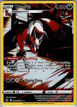Thievul GG17/GG70 Crown Zenith: Galarian Gallery - Pokemon Card - NM - Image 1