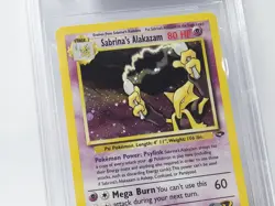 POKEMON GYM CHALLENGE UNLIMITED #16 SABRINAS ALAKAZAM HOLO BGS 9 NICE!!!!!! - Image 3