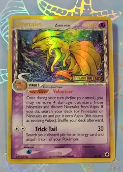 2006 Pokemon EX Dragon Frontiers Ninetales Delta Species Reverse Holo #8/101 - Image 1