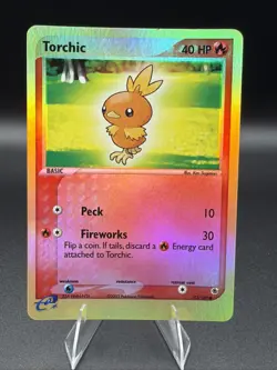 Pokemon Torchic 73/109 Ruby and Sapphire Reverse Holo - LP - Image 1