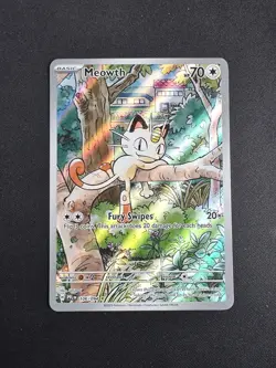 Meowth 106/094 Me02: Phantasmal Flames Holo Pokemon TCG - Image 1
