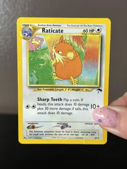 Pokemon Raticate 6/18 Southern Islands 2001 HP - Crease - WotC Promo Vintage - Image 3