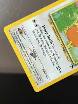 Pokemon Raticate 6/18 Southern Islands 2001 HP - Crease - WotC Promo Vintage - Image 5