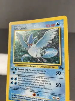 Pokemon TCG Articuno Fossil 2 Holo Unlimited Holo Rare - Image 2