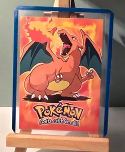 Charizard E6 of 12 Movie Edition #06 Topps 1999 Black Logo Pokemon - Image 1