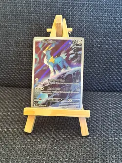 Pokemon Cobalion 144/086 Illustration Rare SV: Black Bolt Full Art NM/M+ - Image 1