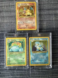 1999 Pokemon Base Set Holo Trio 🔥 Charizard + Blastoise + Venusaur WOTC Rare - Image 1