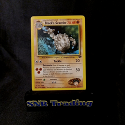 Pokemon Lot 5 Brock's Geodude Graveler Gym Heroes Gym Challenge Neo WOTC TCG - Image 5