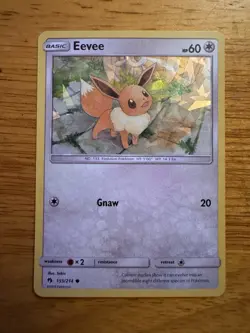 2018 Eevee 155/214 Cracked Ice Holo - Pokemon - Image 1