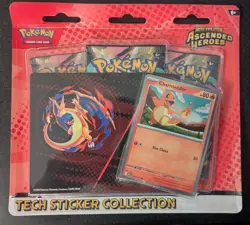 Pokemon TCG Mega Evolution Ascended Heroes Tech Sticker Collection Charmander - Image 1