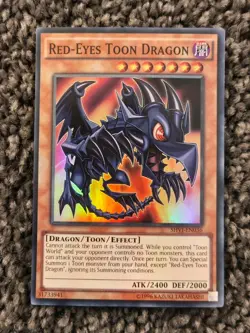 Red-Eyes Toon Dragon - SHVI-EN036 Super Rare Unlimited NM - YuGiOh - Image 1