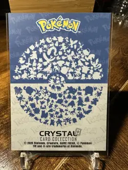 2025 Pokemon Crystal Card Collection Black Dark Edition #043 Oddish Holo - Image 3