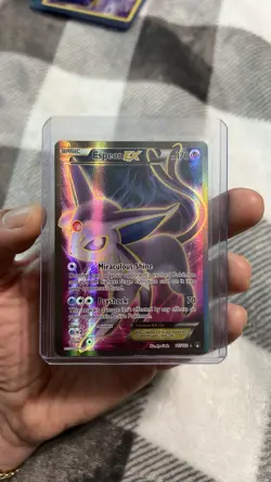 Pokemon Espeon EX Full Art Ultra Rare Holo 117/122 Psychic Card - Image 1