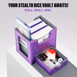 Kabinka Commander Deck Box for MTG with Metal Emblem, Card Deck Box with Dice Tr - Image 4