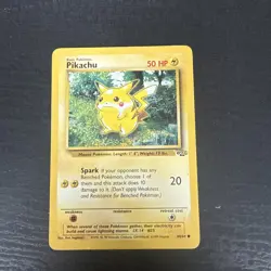 PIKACHU - 60/64 - Jungle - Pokemon Card - LP - Image 1