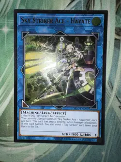 Sky Striker Ace - Hayate OP10-EN002 Ultimate Rare NM Yugioh Card - Image 1